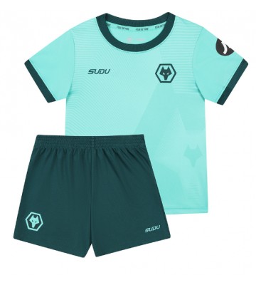 Wolves Hee-chan Hwang #11 Udebanetrøje Børn 2025-26 Kortærmet (+ Korte bukser)